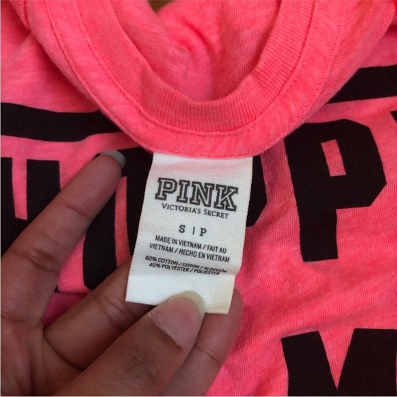 Victorias Secret PINK Short Sleeve Shirt Size Small - Picture 6 of 10
